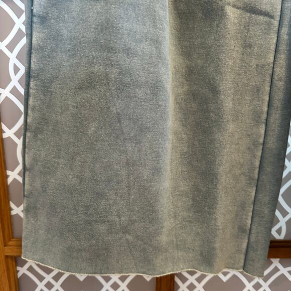 NEW, Ash Blue Acid Washed Palazzo Raw Hem Wide Leg Sweatpants Women’s Sz Lg K633 - Picture 7 of 12